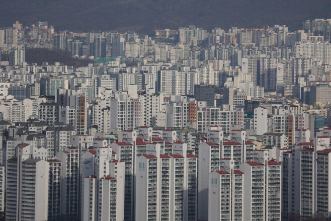 서울 시내 아파트 밀집지역 전경