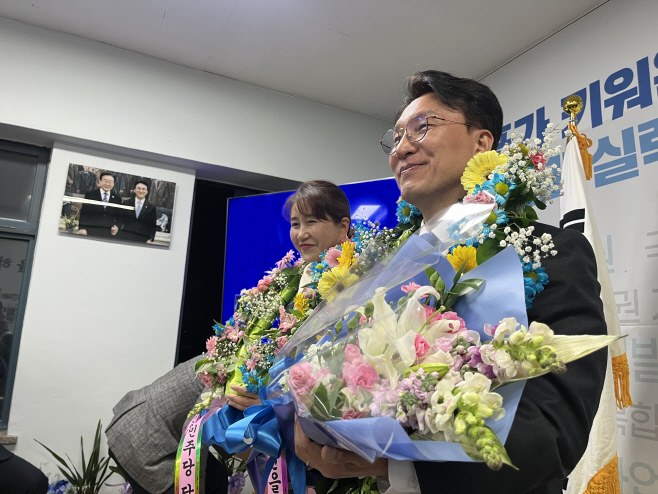 당선 확정된 서울 영등포을 더불어민주당 김민석 후보
