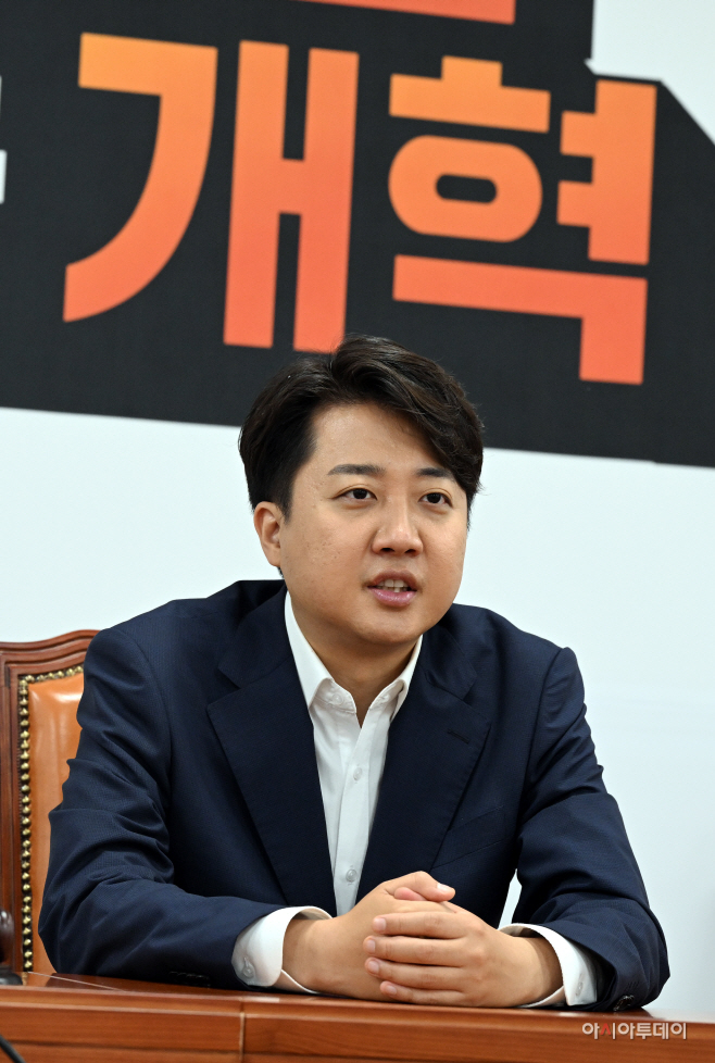 이준석 개혁신당 대표 인터뷰