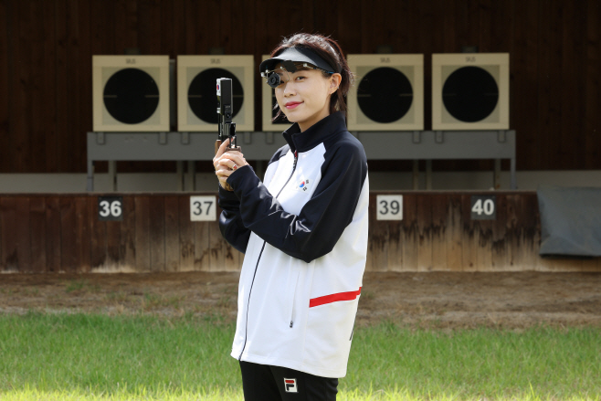 여자 권총 에이스 김예지<YONHAP NO-3612>