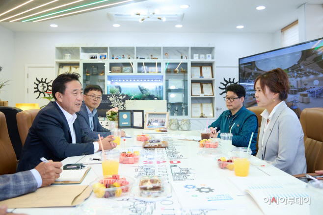 이충우 여주시장 (주)에스피디하우징 기업체 방문