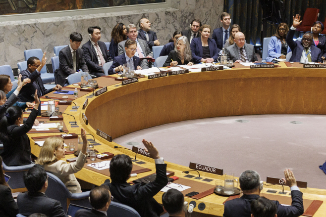 USA UN SECURITY COUNCIL CEASEFIRE