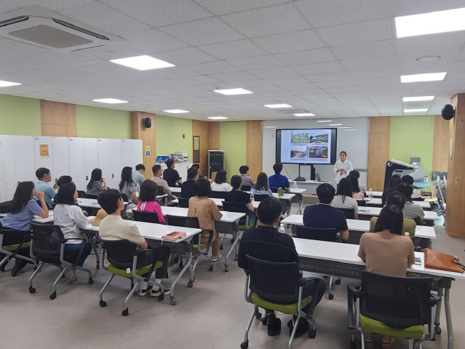 10일 국립세종수목원에서 진행된 마을정원 디자인 컨설팅