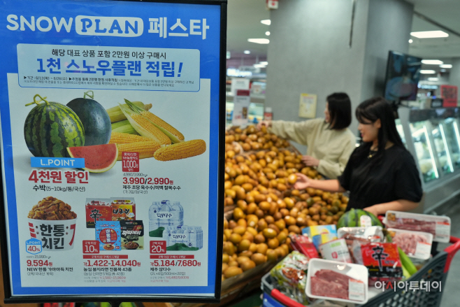 롯데마트 제타플렉스 잠실점에서 스노우플랜 페스타행사