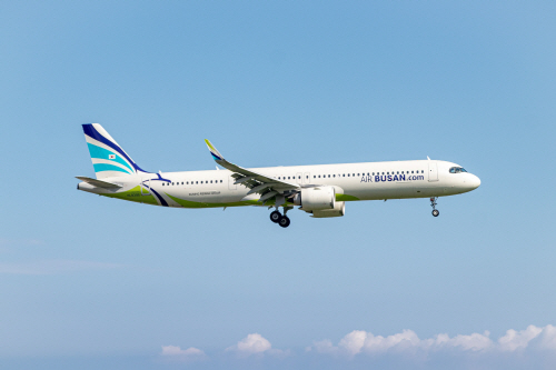 에어부산 A321neo 항공기 사진