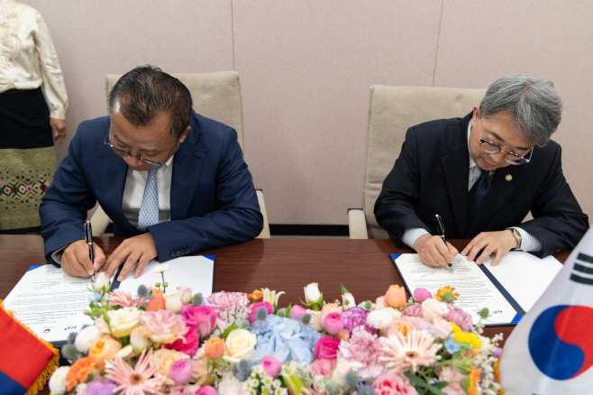 기상청 라오스 서명식