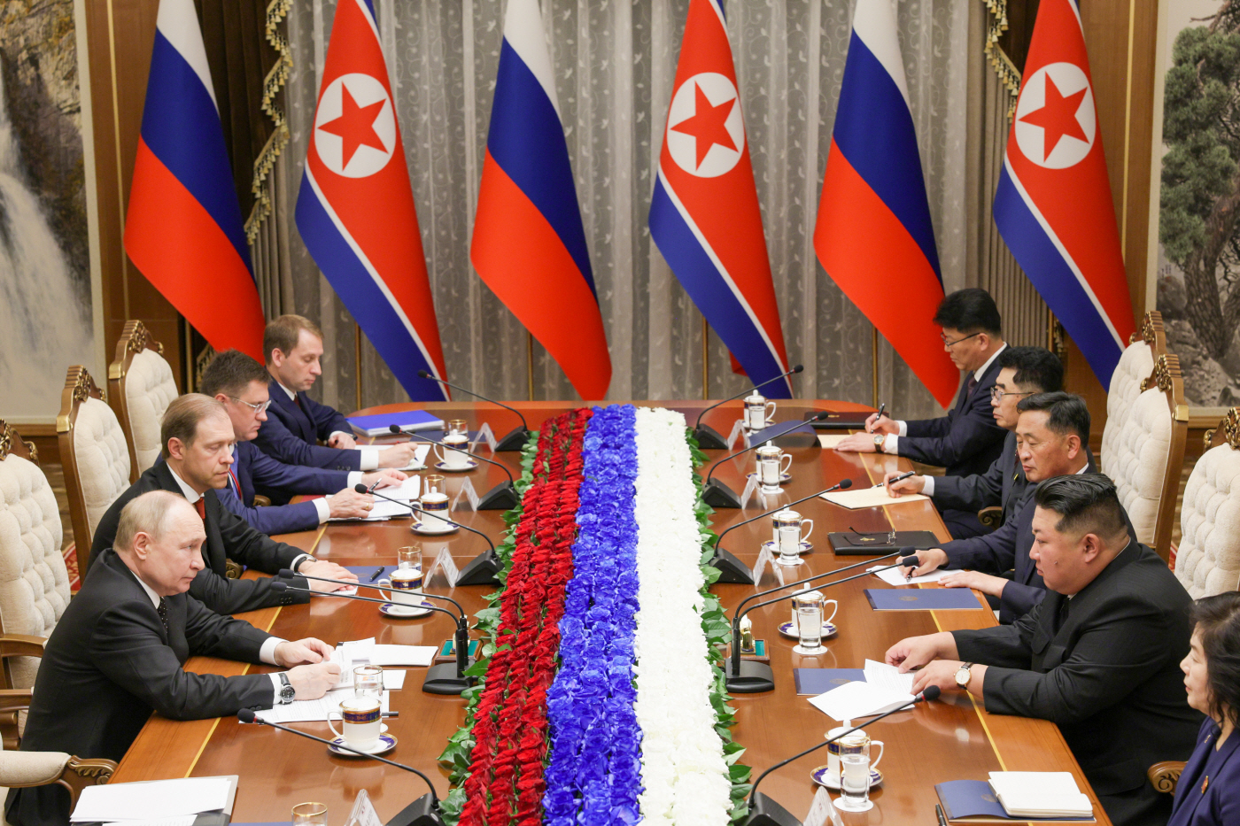 Russia's President Vladimir Putin on state visit to North Korea
