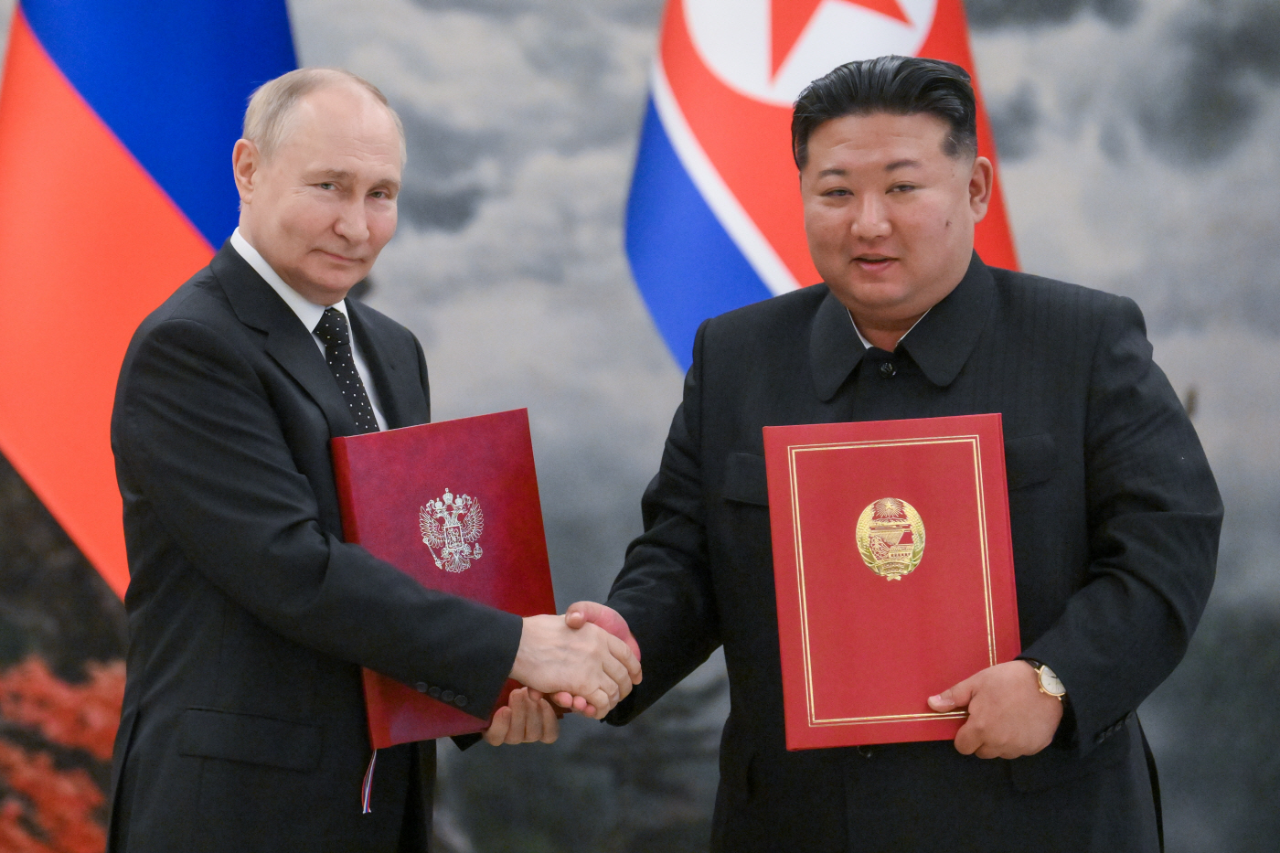 Russia's President Vladimir Putin on state visit to North Korea
