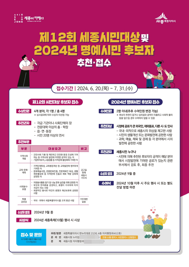 제12회 세종시민대상(자치행정과)