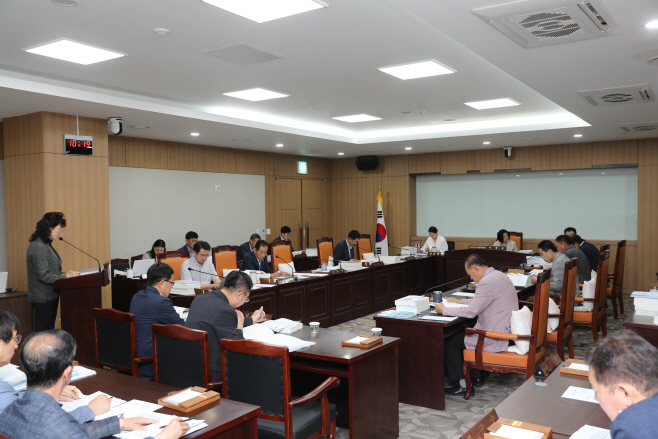 예산군의회 2023년 예산군살림살이 점검완료