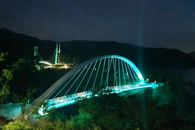 영주댐 용두교-용미교 야간경관