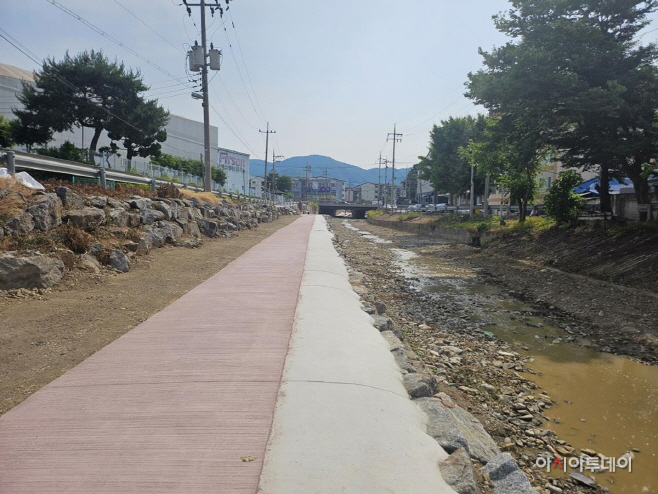 광주시 매산리천 산책로 조성