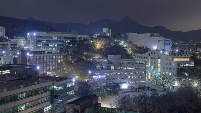 (사진)상명대 서울캠퍼스 전경(야간)
