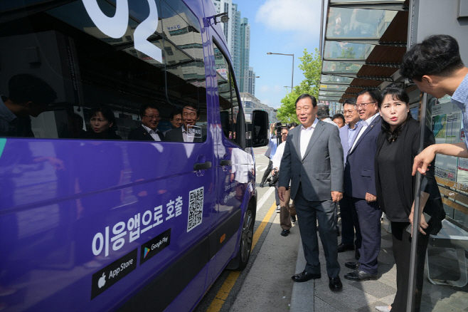 이응버스 시승(교통과)