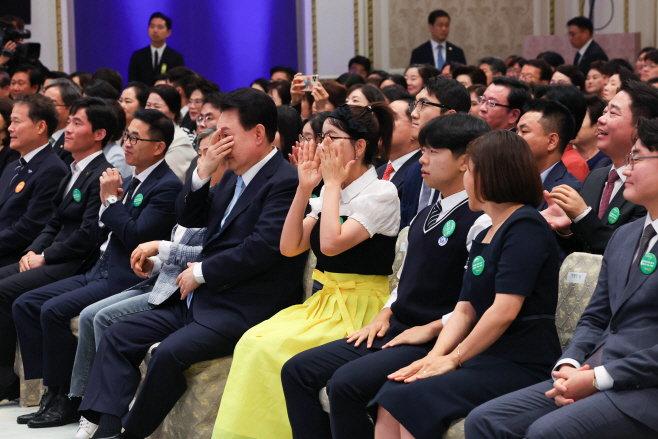 윤석열 대통령, '제1회 북한이탈주민의날 기념식' 참석