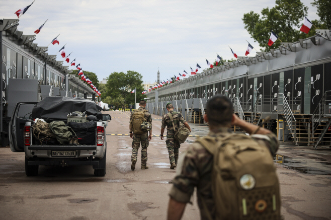 Paris Olympics Security <YONHAP NO-0007> (AP)