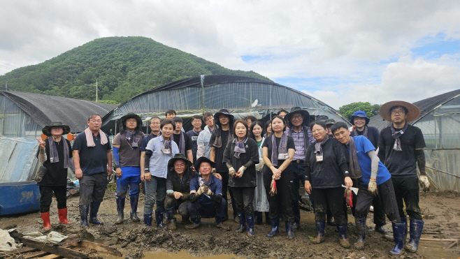 충남도의회 농수산해양위원회&#8231;사무처, 수해 농가 복구지