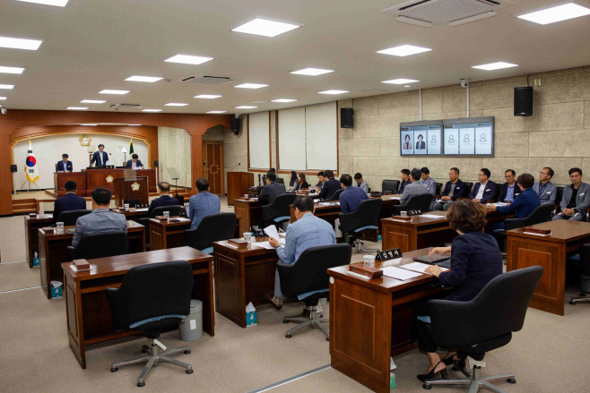 제281회 김제시의회 임시회 개회