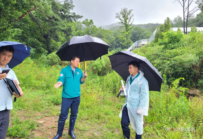 조일교 아산시부시장 현장점검