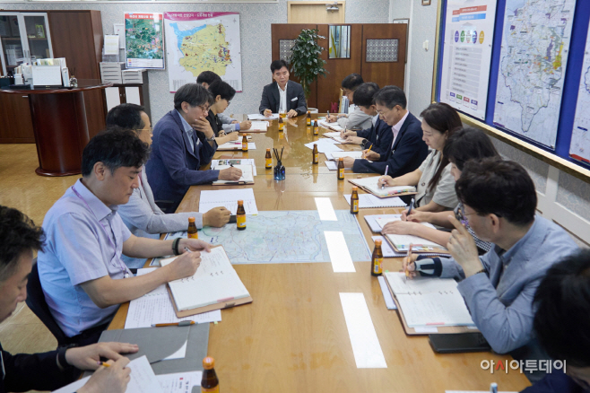 조일교 아산시 부시장 간부회의