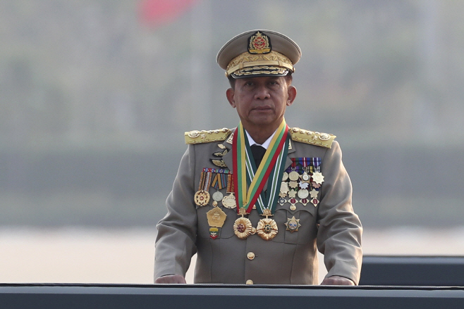 Myanmar-Military Government <YONHAP NO-0776> (AP)