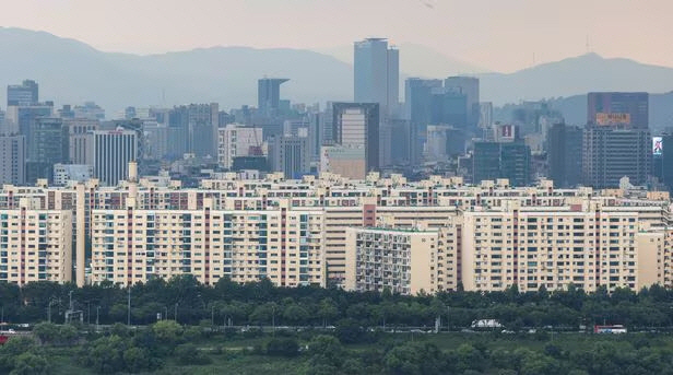 서울 강남구 압구정 현대아파트 전경