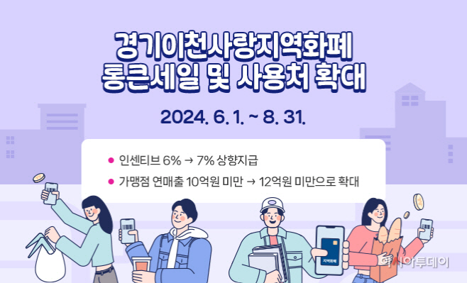 이천시 지역화폐를 통해 다향한 정책 펼쳐