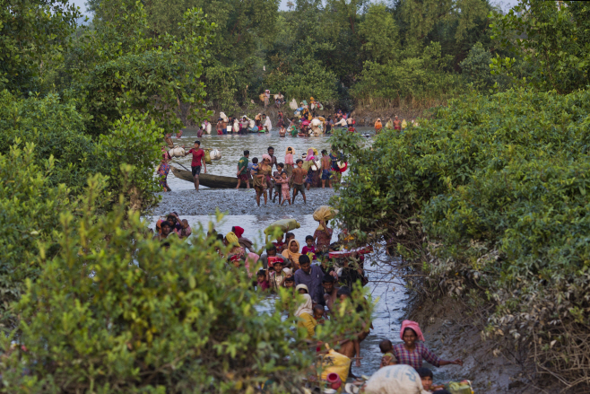 Myanmar Conflict <YONHAP NO-7801> (AP)