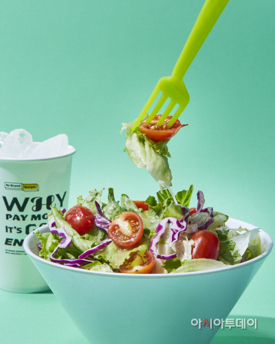 노브랜드 버거 샐러드1