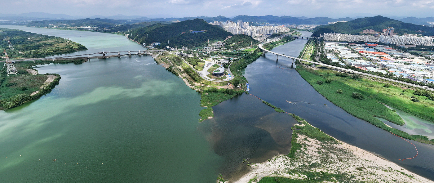 지켜야 할 낙동강, 녹조 가득