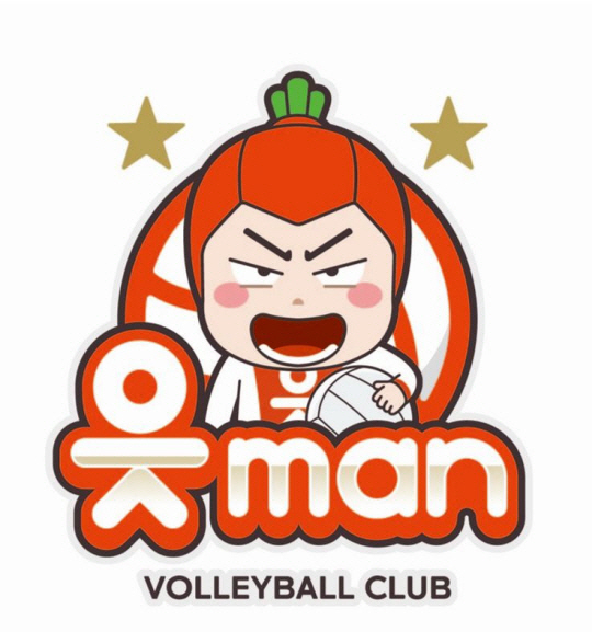 OK저축은행 읏맨 프로배구단 엠블럼 OK금융그룹.