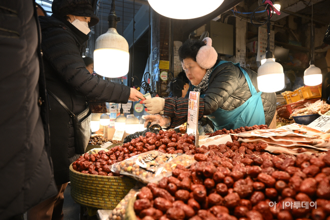 설 앞둔 경동시장