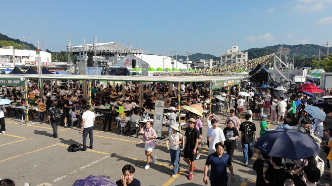 예산군 ‘예산 맥주 페스티벌’, 무더위 이기고 시원하게 대성