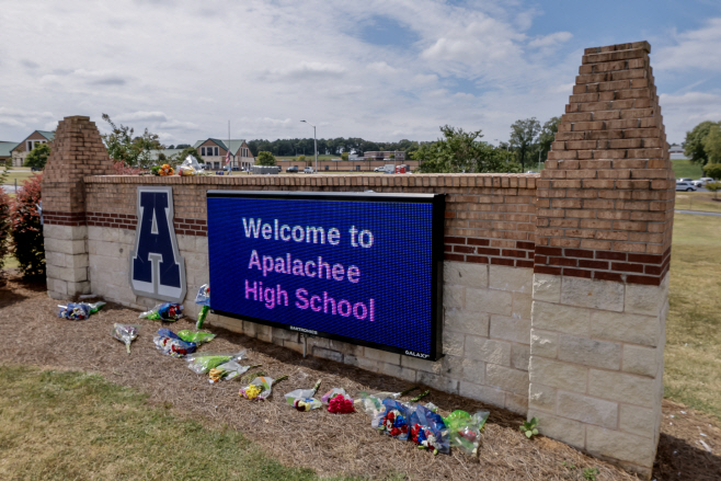 USA GEORGIA SCHOOL SHOOTING <YONHAP NO-1466> (EPA)