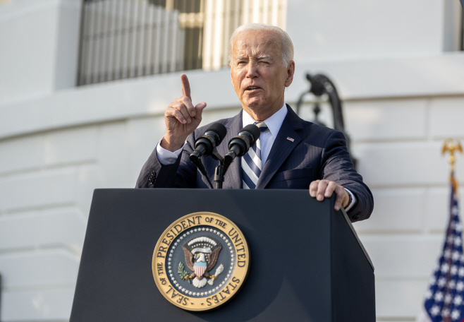 USA WHITE HOUSE BIDEN <YONHAP NO-1667> (EPA)