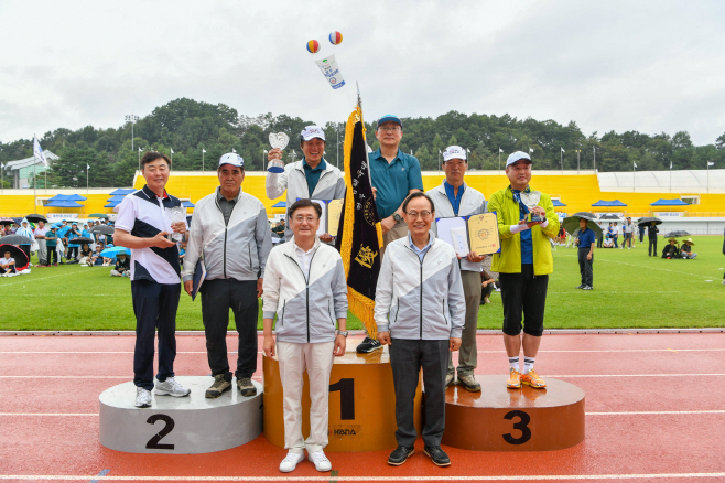 면부 수상기념사진(우승 문수면,