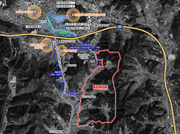 예산군, 제2중앙경찰학교 1차 후보지 관문 통과!