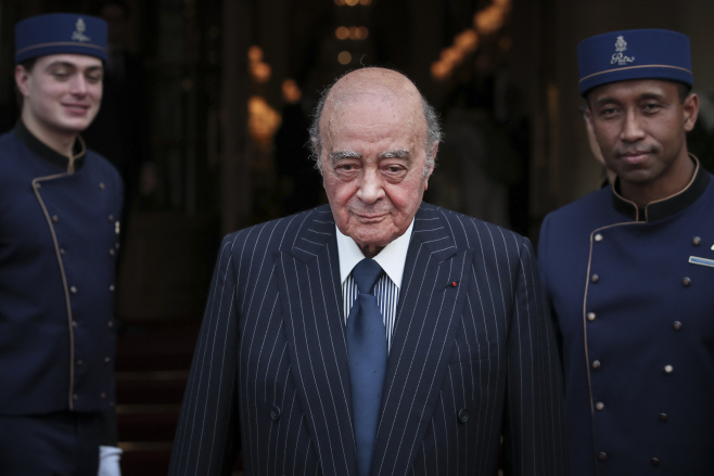 Al-Fayed Sex Abuse <YONHAP NO-6818> (AP)