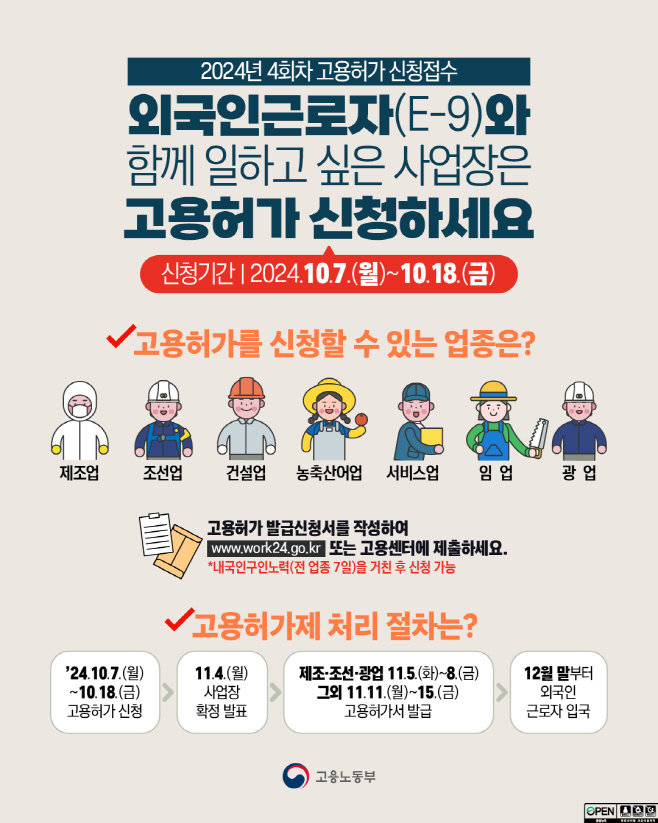 고용허가신청