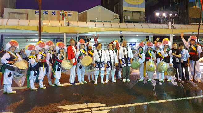 창녕굿물보존회 일본 센다이 큰줄다리기 축제 참가1