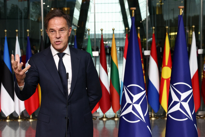 NATO-RUTTE/ <YONHAP NO-3199> (REUTERS)