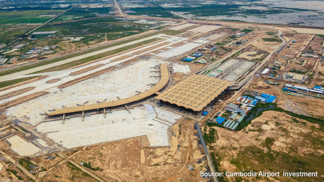 캄보디아 테코국제공항 현장