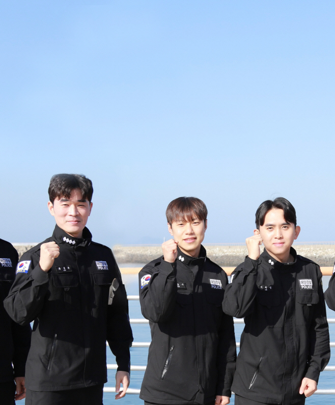 부안해경 경찰관경사 유종욱, 순경 김호수, 순경 이재성