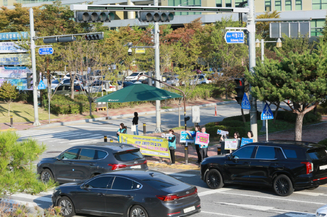 현대제철, 당진 교차로에 충남 첫 ‘디지털 LED 신호등’ 설치