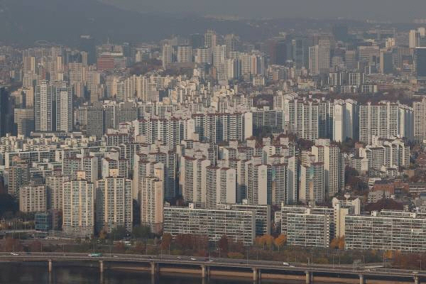 서울 아파트 밀집지역 전경