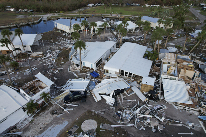 Hurricane Milton Weather <YONHAP NO-2402> (AP)