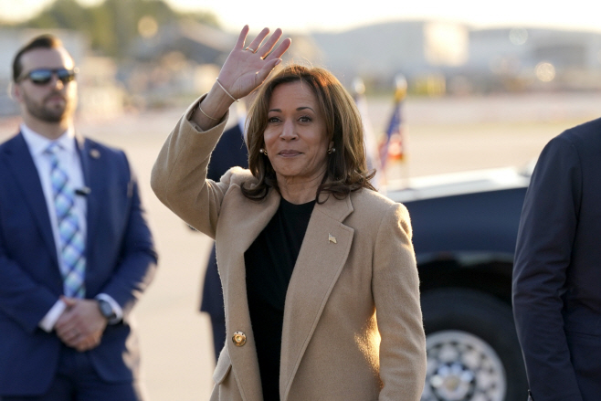 Election 2024 Harris <YONHAP NO-1615> (AP)