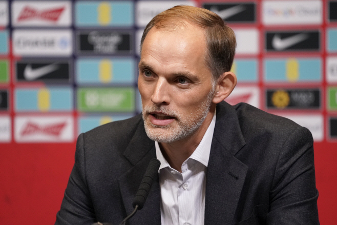 Soccer England Tuchel <YONHAP NO-5186> (AP)