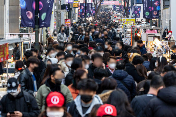 서울 명동 연합뉴스