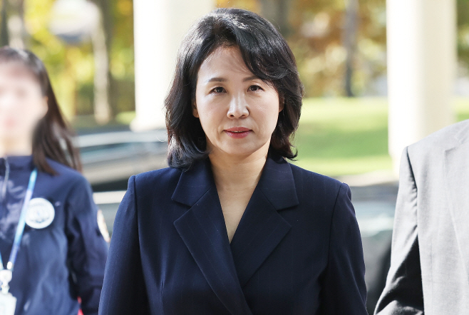 결심공판 출석하는 김혜경 씨